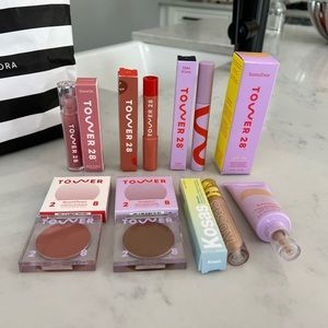 Huge Lot of Tower28 / Kosas Clean Beauty Makeup